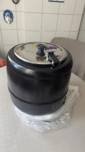 02 (duas) SOPEIRAS ELÉTRICAS 10 LITROS - AÇO INOX - BUFFET - PROFISSIONAL - 220 v