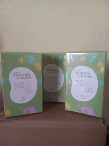Colônia Infantil Mamãe e Bebê Natura Lacrado