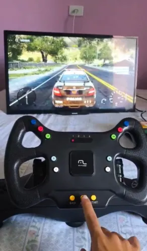 Volante PC Xbox 360 Fórmula Racer JS069 - Multilaser