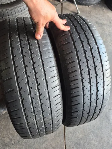 2 pneus 215/65/16 Bridgestone meia vida não reaberto para duster e outros (450 em 3× no ct