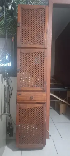 ?Kit Armário Torre + Armário Aéreo Rústico para restauro