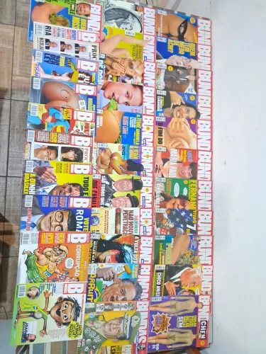 Lpte 32 revistas Bundas inclui número 1 3 4 5 7 9 etc muito bem conservadas