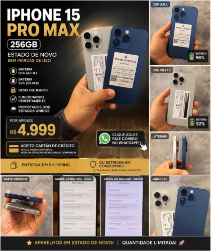 iPhone 15 pro max 256