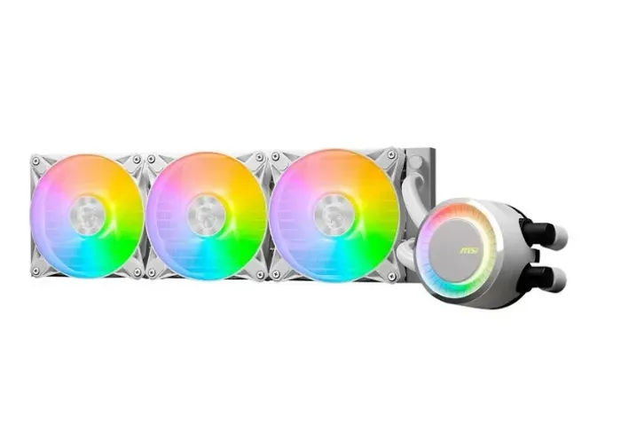 Water Cooler MSI Mag Coreliquid E360, ARGB, 360mm, AMD/Intel, Branco - MAG CORELIQUID E360