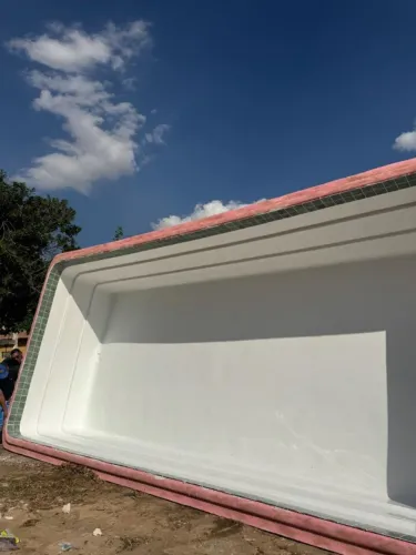 Piscina de com Pastilha 6mts- Fabrica de Piscinas 