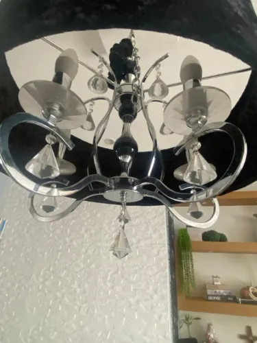 LUSTRE PRETO REDONDO