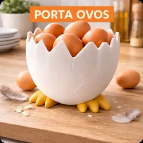 Porta Ovos Recipiente Criativo Cozinha 