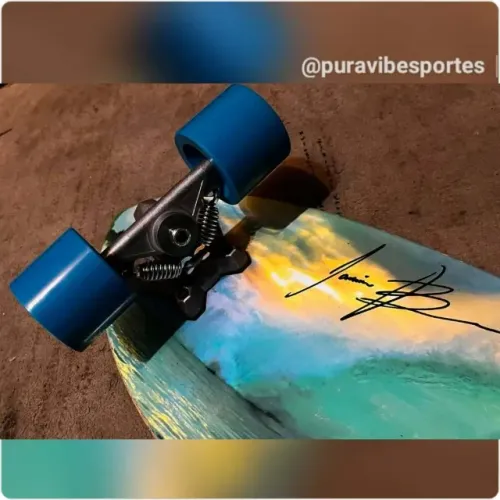 Skate Swelltech Molas Magnésio Semi Novo Simulador Surf Carver Yow Smoothstar
