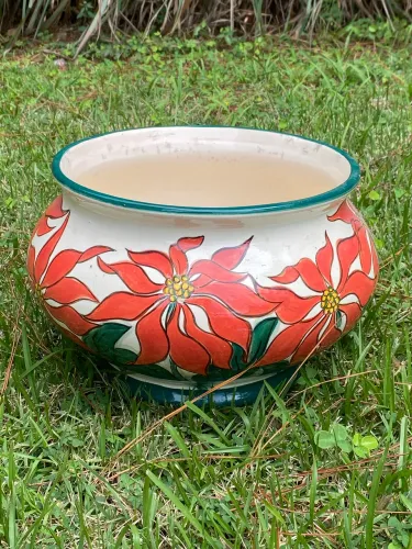 Vaso decorativo da artista Izildinha 