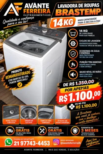 Máquinas disponíveis 