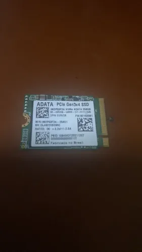 Ssd M.2 2230 256gb Nvme Notebook modelo mini