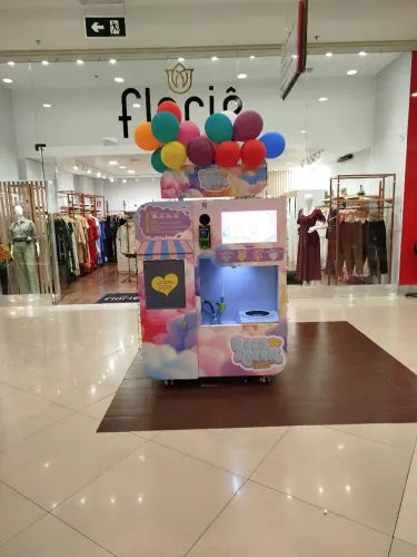 Vending Machine - Algodão Doce - 100% Automatizada - Pra vender rápido - Último Preço