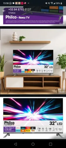 Tv Philco 32 polegadas nova na caixa