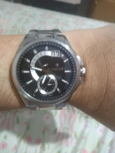 Relógio jaguar swiss made retrógrado zero