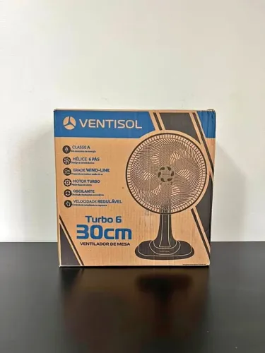 Ventilador Ventisol Turbo 6 Pás 30cm FAZEMOS ENTREGA
