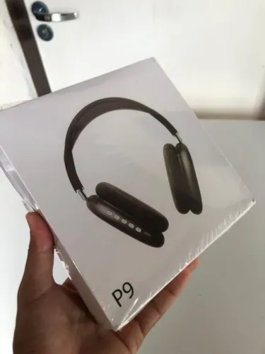Fone Bluetooth P9 Sem Fio Headphone Air com Microfone - Novo