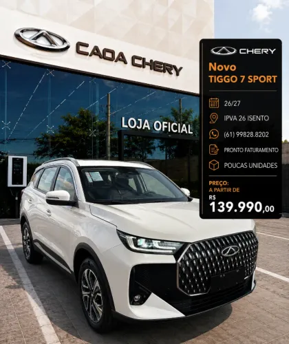 Chery Tiggo 7 Sport 1.5 Turbo Flex 16V Aut. 2027