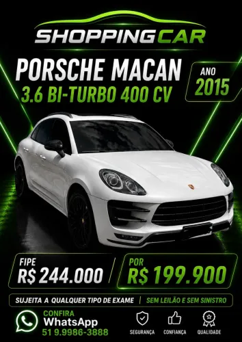 Porsche Macan Turbo 3.6 Bi-turbo 400cv 2015