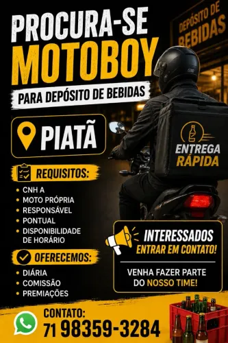 PROCURA-SE MOTOBOY