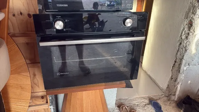 Forno elétrico de embutir aceito cartão