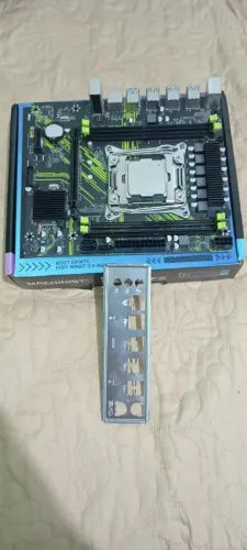 Placa mãe + processador