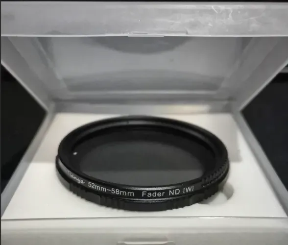 Filtro ND Variável 52mm-58mm (Fader ND) - Pouco uso