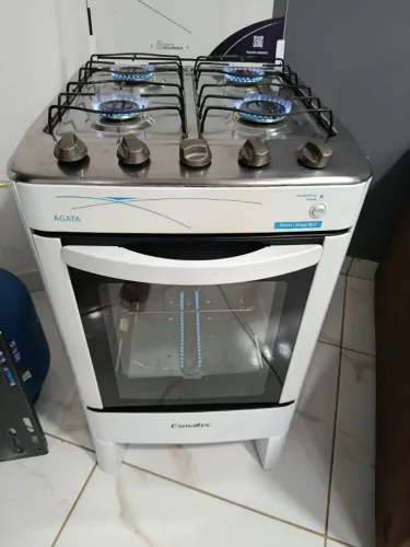 Fogao esmaltec acedimento automatico funciona perfeitamente