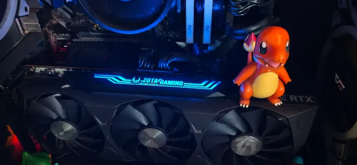 Placa de vídeo RTX3070 TI Zotac Trinity 