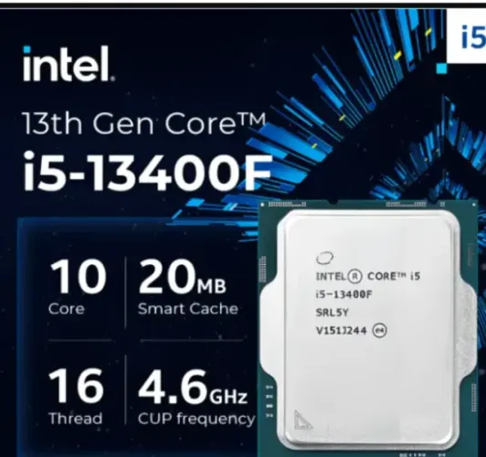 Processador Intel i5 13400F 13ª Geração 10 Núcleos 4.6GHz LGA1700