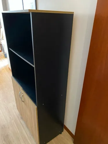 Armário multiuso ? estante com portas 