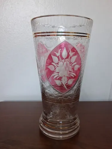 Vendo Vaso de cristal Boêmia dos anos 50