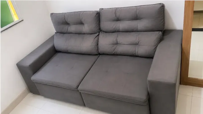 OPORTUNIDADE! Sofá Retrátil e Reclinável Lindíssimo