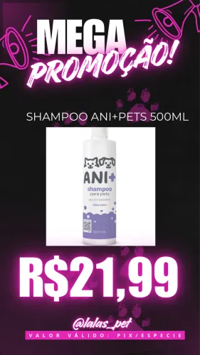 SHAMPOO ANI + PETS 500ml