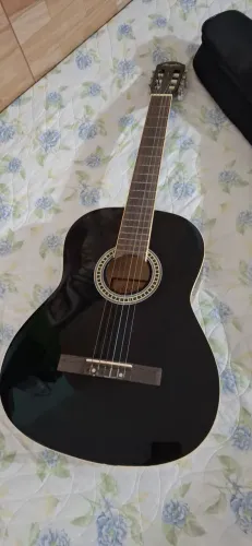 Violão Tagima Memphis AC-39 + Bolsa de transporte, Preto e com Tensor