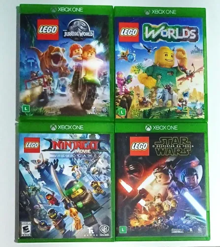 XBOX - Pack c/ 4 jogos da franquia LEGO