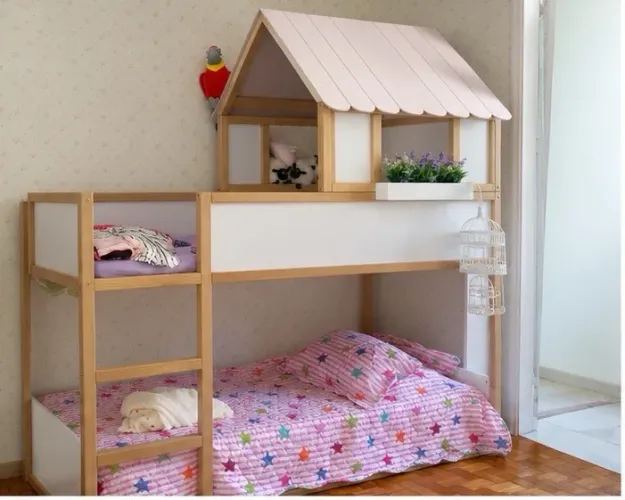 Cama Casinha Beliche Infantil- Usada - Excelente Estado