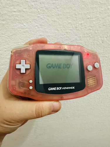 Videogame Gameboy Advance Rosa + Bolsa Original + Luz Led