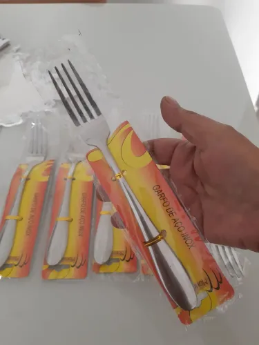 6 garfo de aço inox Monaliza