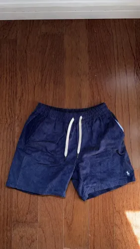 Shorts cotelê Ralph Lauren navy blue size M