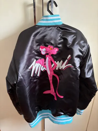 Jaqueta pantera cor de rosa