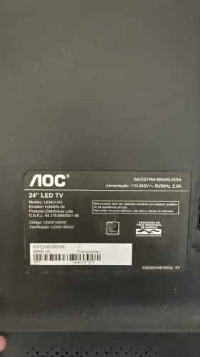 Tv led aoc 24 polegadas