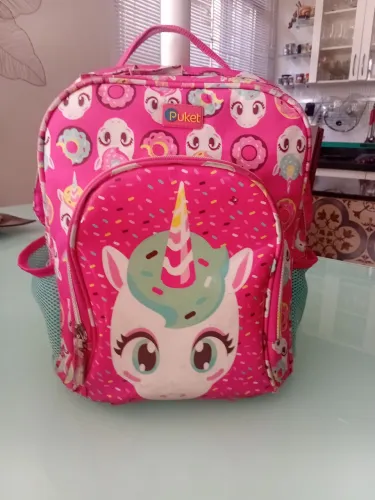 Mochila infantil unicórnio 
