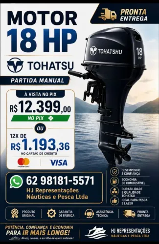 Motor de poap 18 HP 