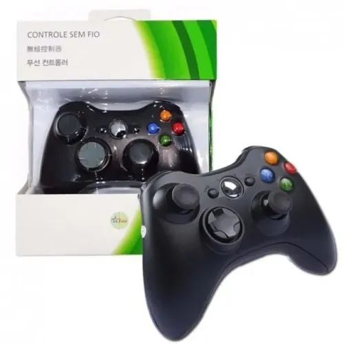 Controle Xbox 360 Sem Fio Joystick Wireless (Novo)
