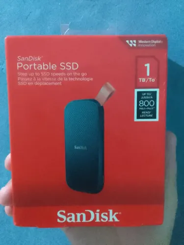 Ssd Externo portatil 1 tera - sandisk
