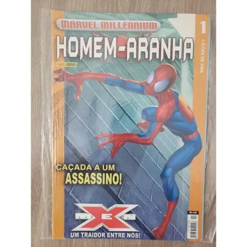 HQ Marvel Millenium Nº 1 - 2001 - Homem Aranha X-men