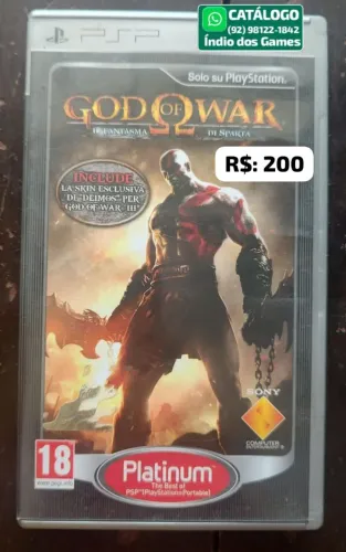 God Of War Ghost Of Sparta = R$: 200