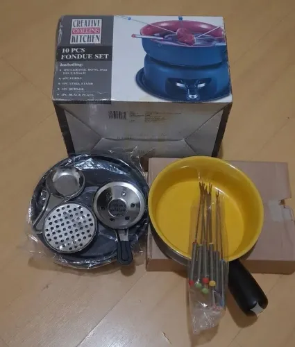 Conjunto para Fondue 10 Peças - Fondues e Petiscos