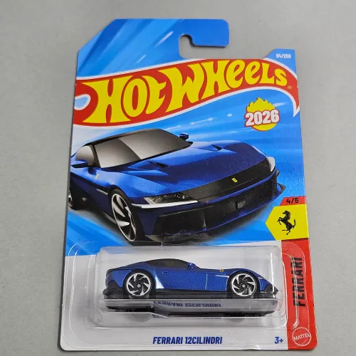 Hot Wheels Ferrari 12Cilindri Azul 2026 1 64