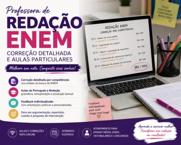 Redação ENEM | Correção e Aulas
